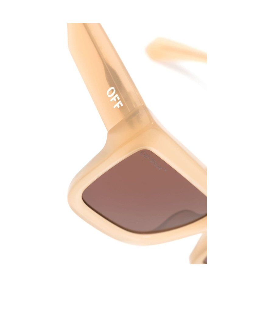 Off-white Square-frame Tinted Sunglasses In Pink