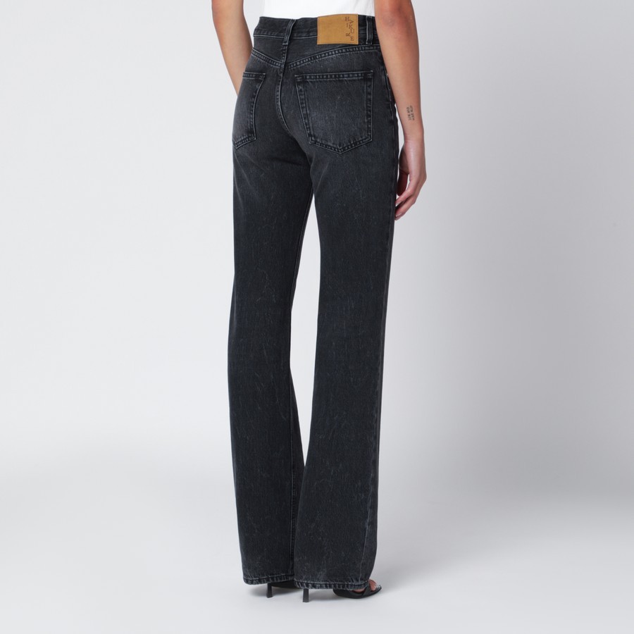 Haikure Five-pocket Trousers With Belt Loops And Rivets In Black