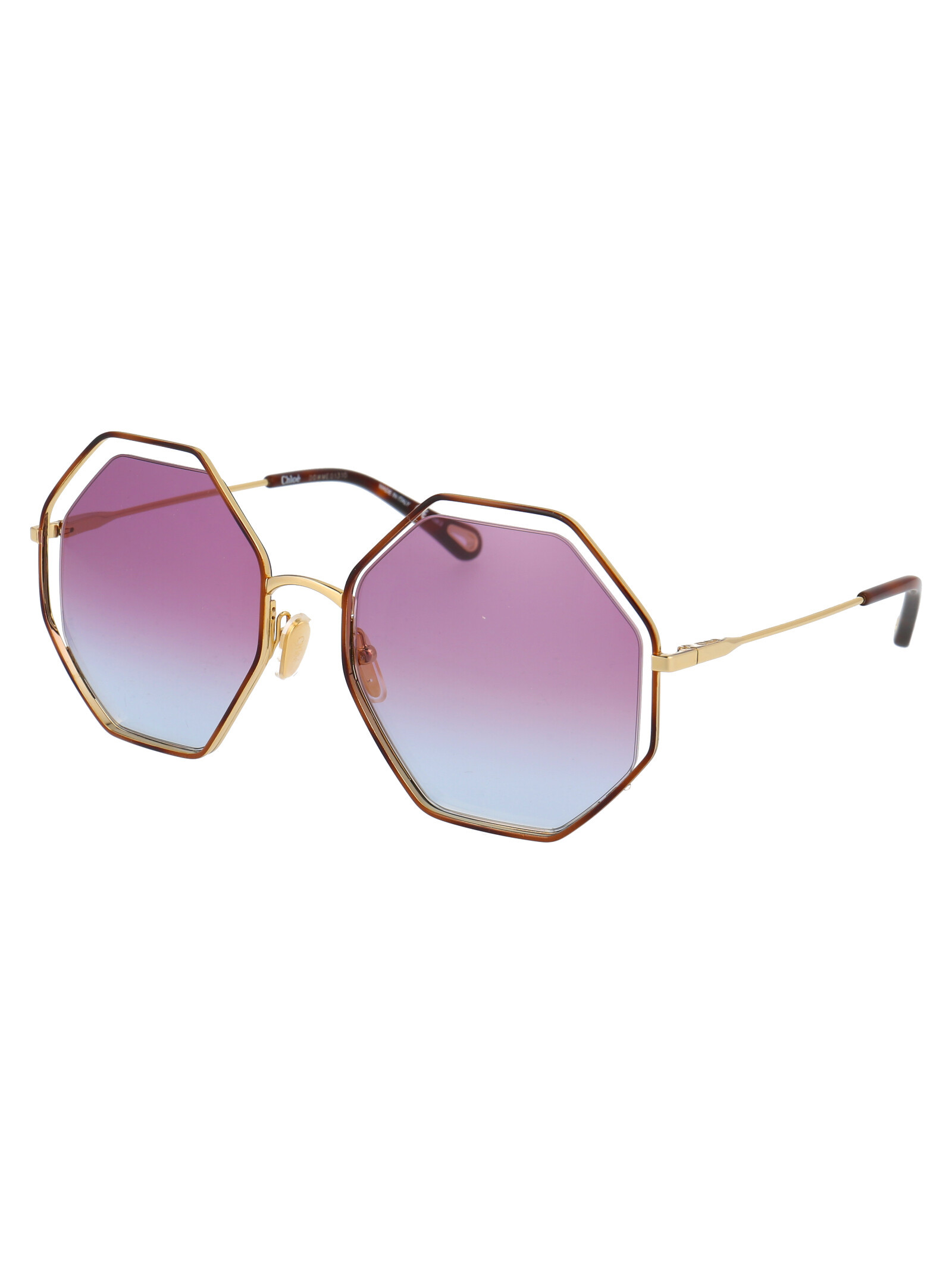 Chloé Octagon-frame Sunglasses In Pink