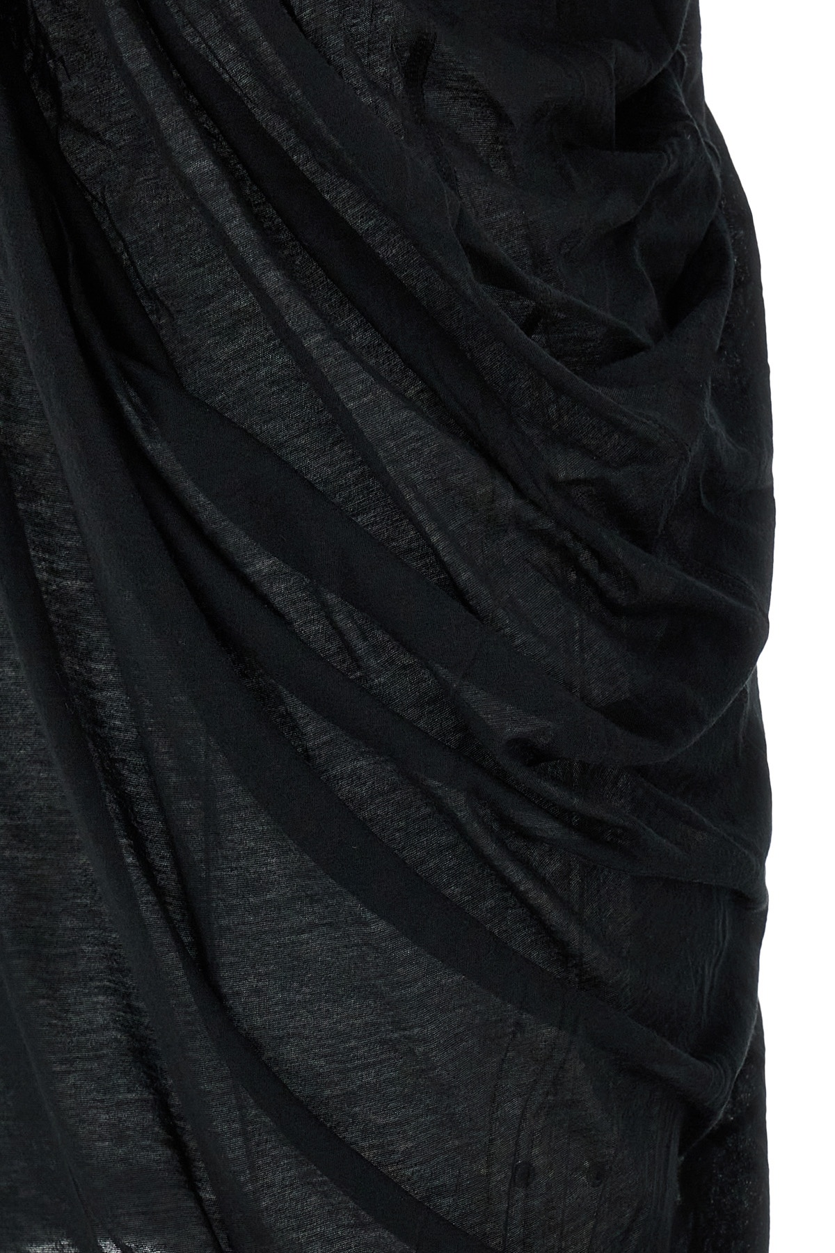 Rick Owens Round-neck Vest In Black