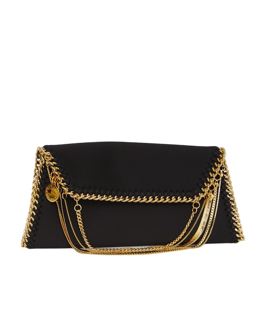 Stella Mccartney Chain Handbag In Black