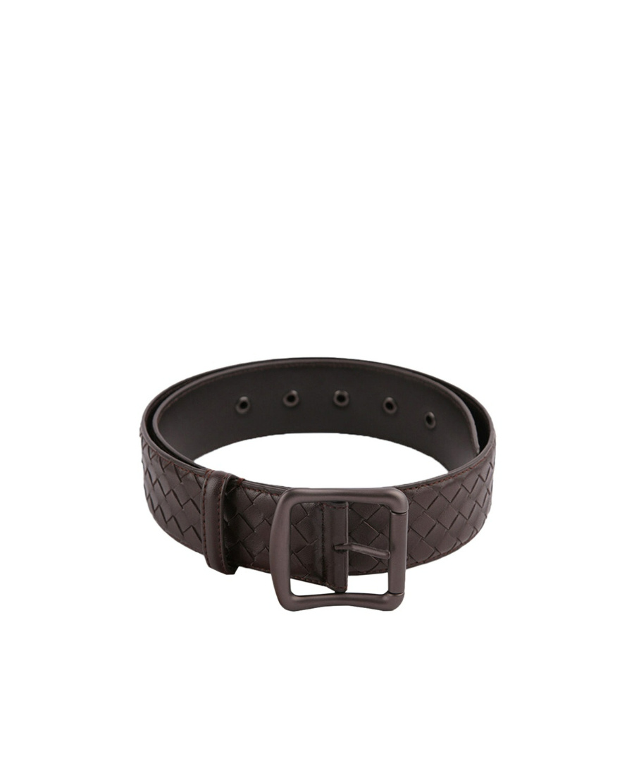 Bottega Veneta Weave A Belt Of Detail In Black