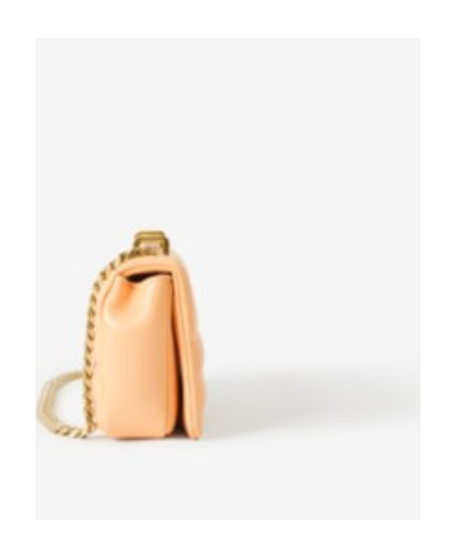 Burberry Mini Lola Quilted Leather Shoulder Bag In Nude