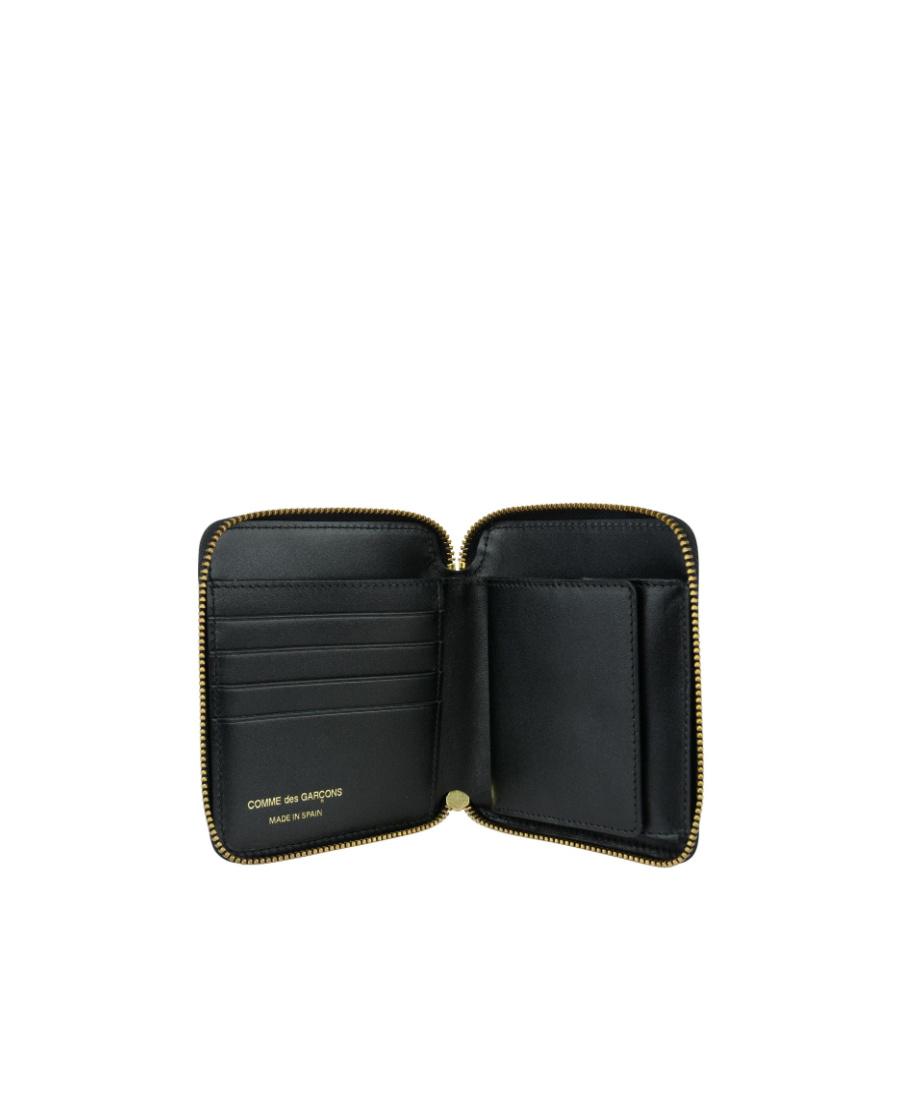 COMME DES GARÇONS LOGO-STAMP ALL-AROUND ZIP WALLET