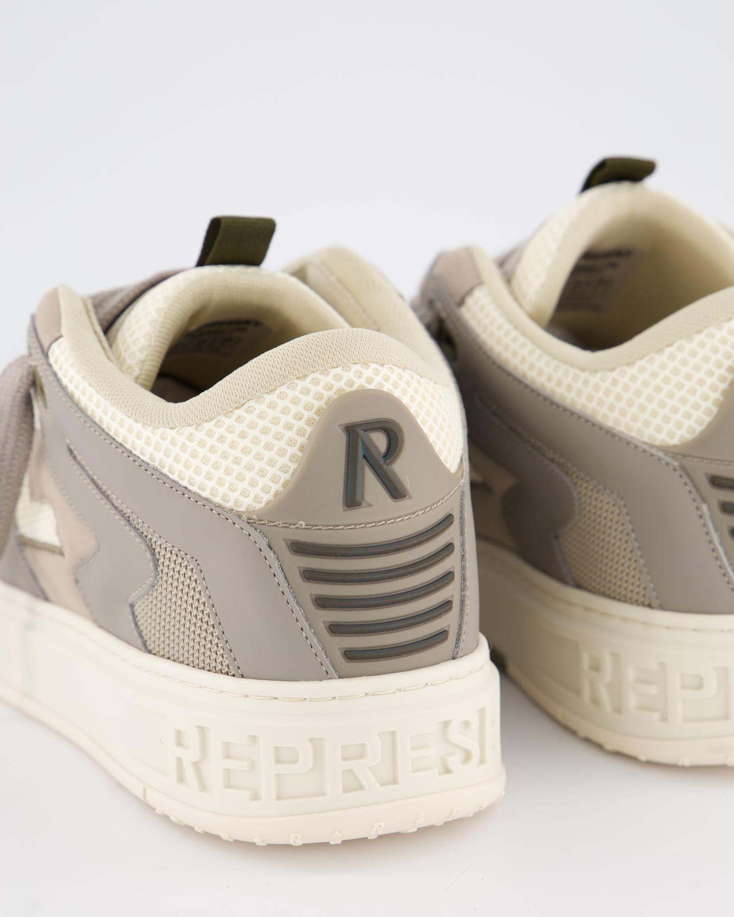 Represent Round Head Low-cut Casual Shoes In Gray