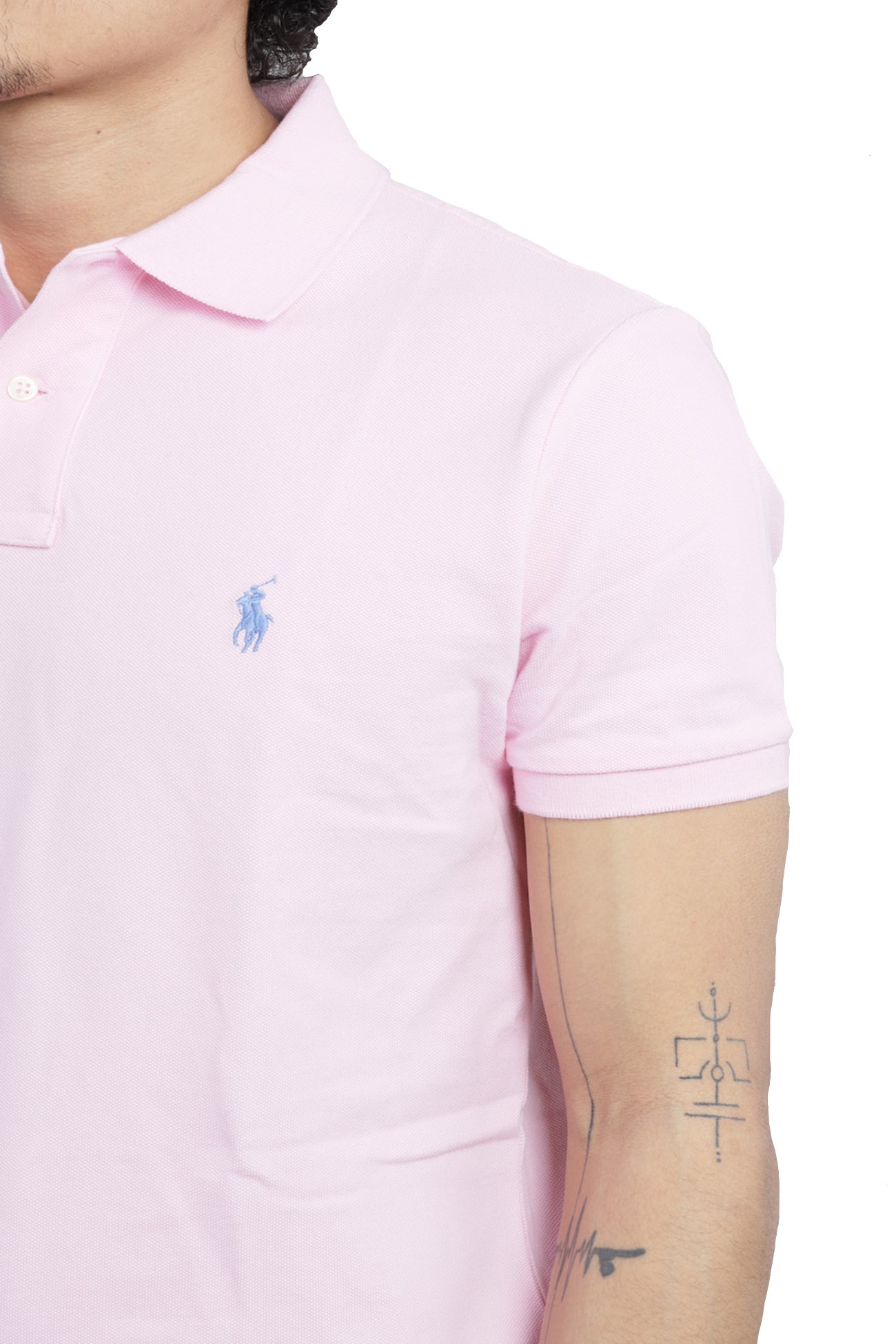 Shop Polo Ralph Lauren Short Sleeve Polo Shirt In Pink