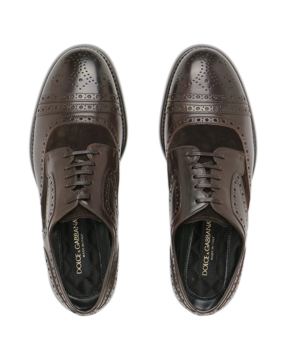 Dolce & Gabbana Tie Business Casual Shoes In Black