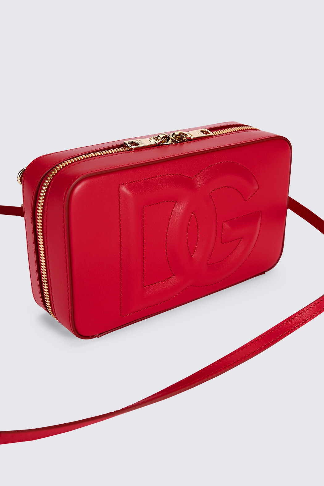 Dolce & Gabbana Dg Logo Crossbody Bag In Red