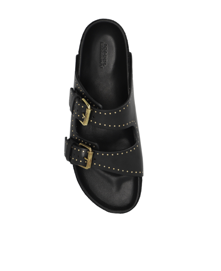 Isabel Marant Lennyo Slides In Black