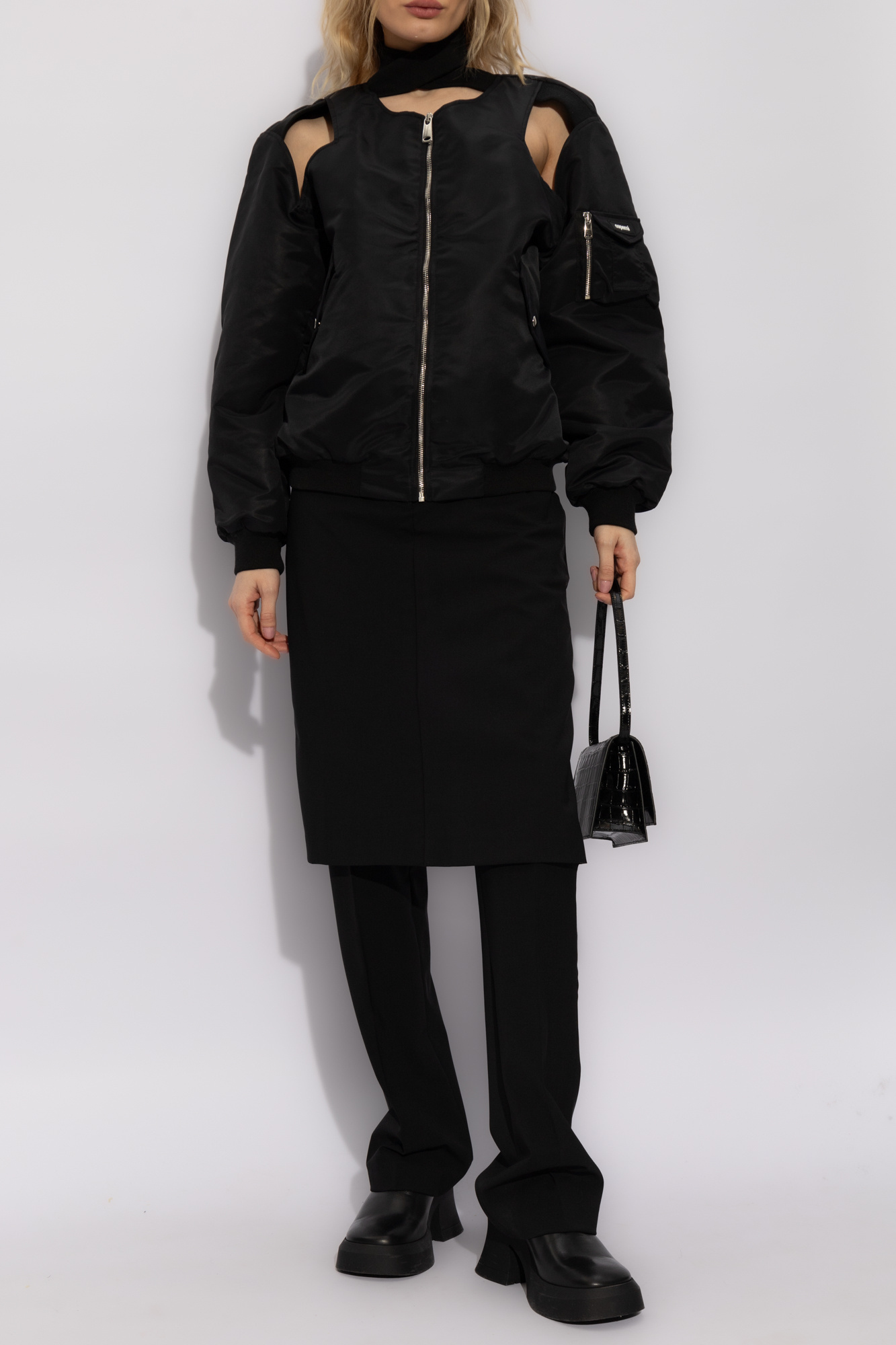 Coperni Zipper Casual Jacket In Black