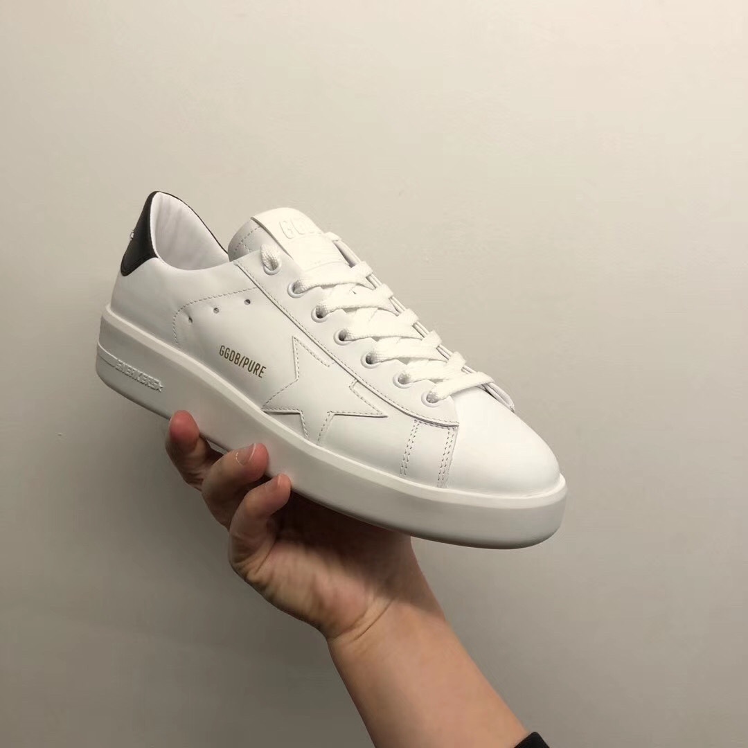 Golden Goose Mens Silver Com Pure Star Bio Logo-print Faux-leather Low-top Trainers In Gray