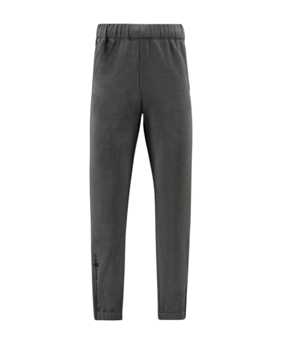 Moncler Logo-print Track Pants In Gray