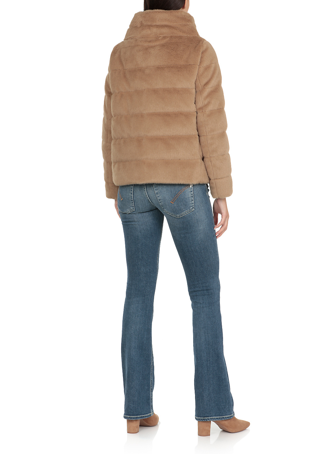 Herno Textured Puffer Jacket In Brown