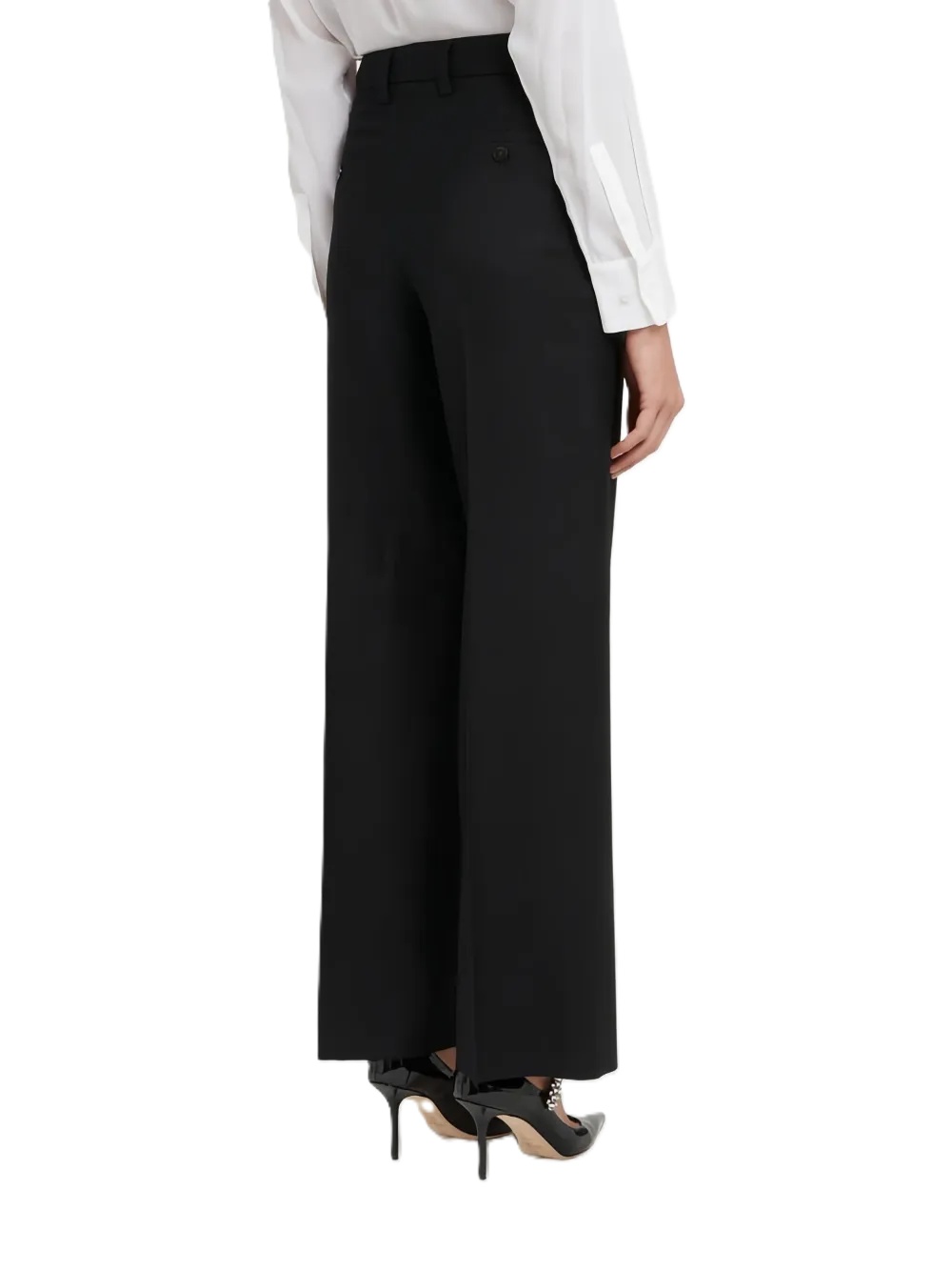 Incotex Belt Loop Casual Pants In Black