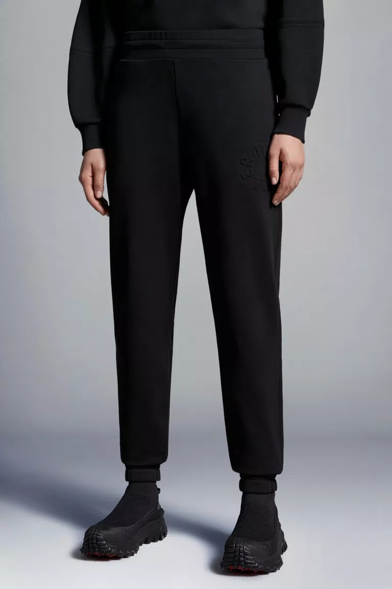 MONCLER EMBOSSED LOGO TRACKPANTS 