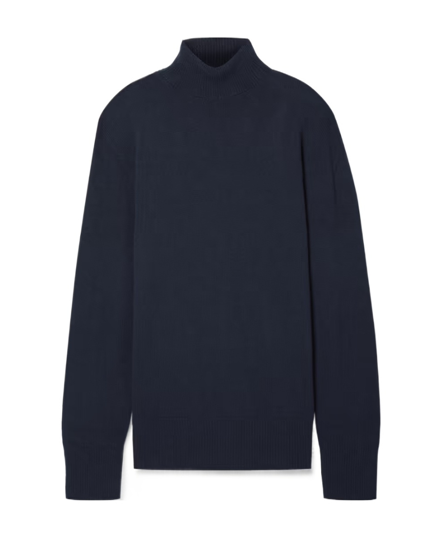 The Row Stepny Turtleneck Sweater In Black