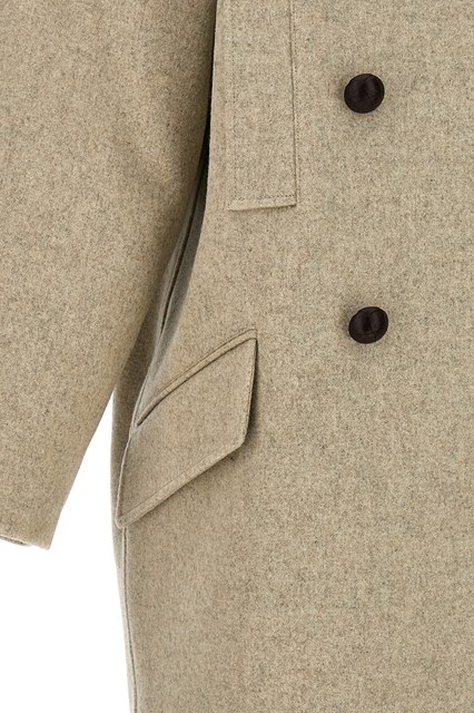 Isabel Marant Oversized Double-breasted Coat In Neutral