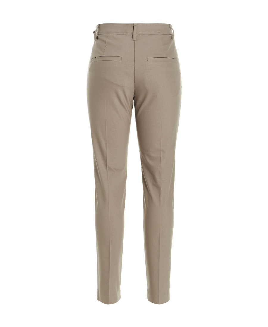 Shop Brunello Cucinelli Cropped Slim-leg Trousers