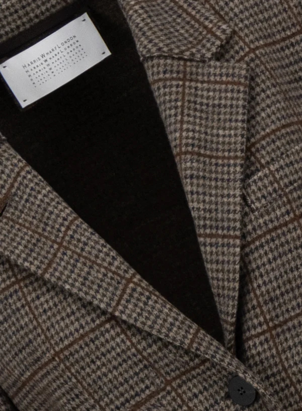 Harris Wharf London Single-breasted Blazer In Brown