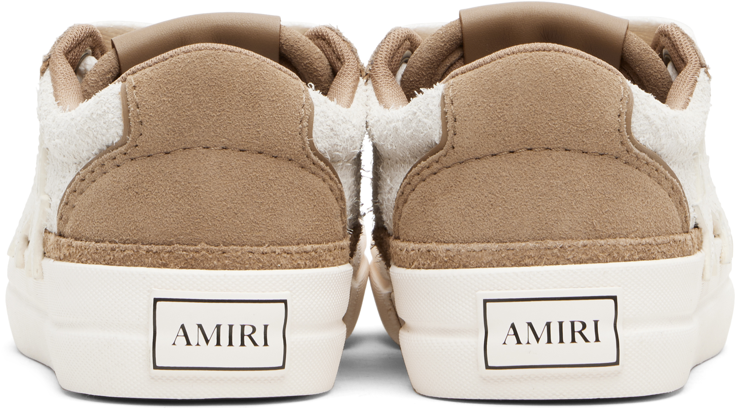 Amiri Beige Sunset Skate Sneakers In Multi
