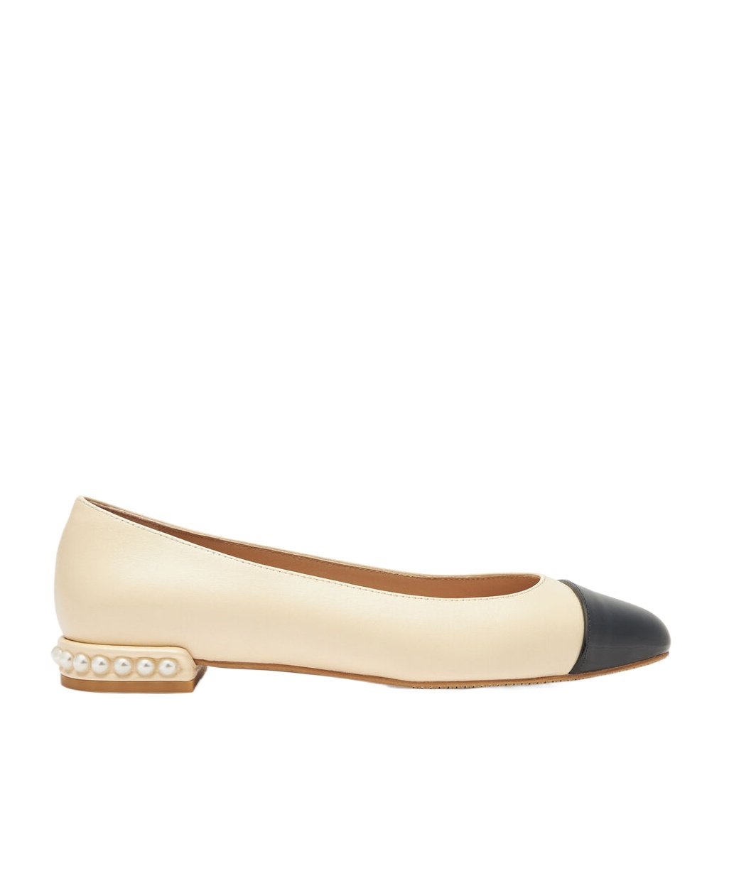 Stuart Weitzman Ballet Flats Woman Color White In Nude