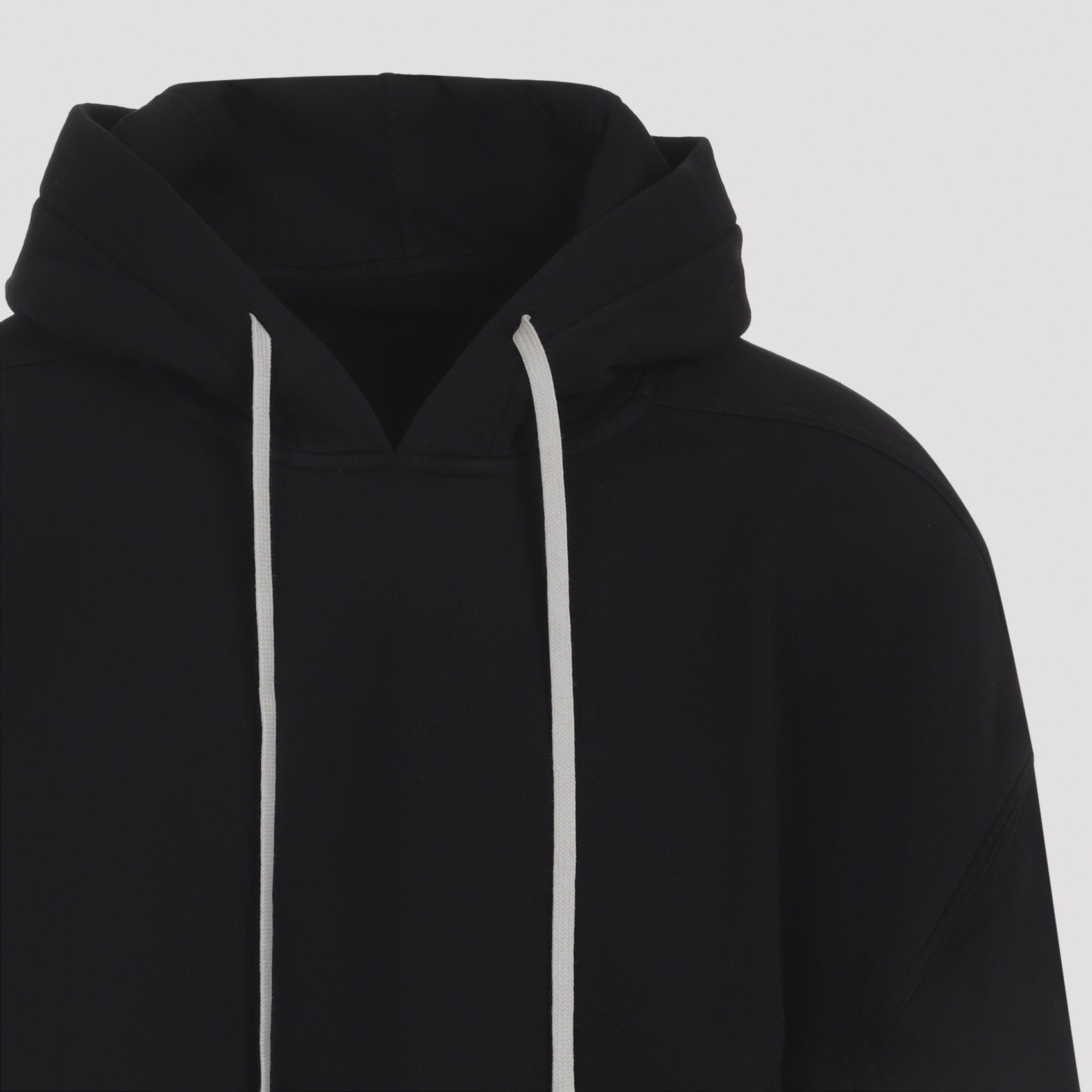 Rick Owens Drkshdw Asymmetrical Hem Long Sleeve Hoodie In Animal Print