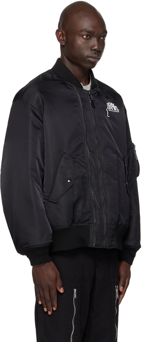 Undercover Double Zip Zipper Casual Jacket In Black