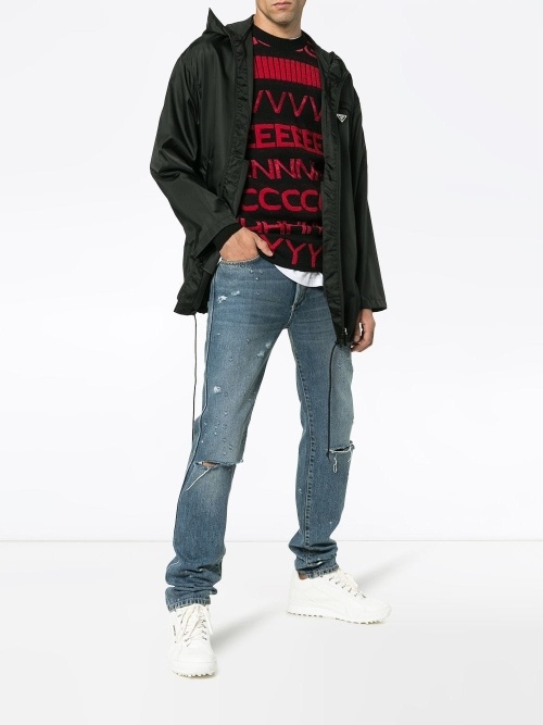 Givenchy Alphabetical Sweater In Black