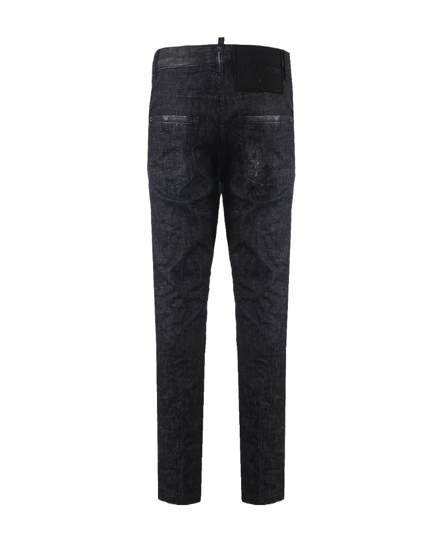 Dsquared2 Skinny Jeans With Shaded Effect In Black