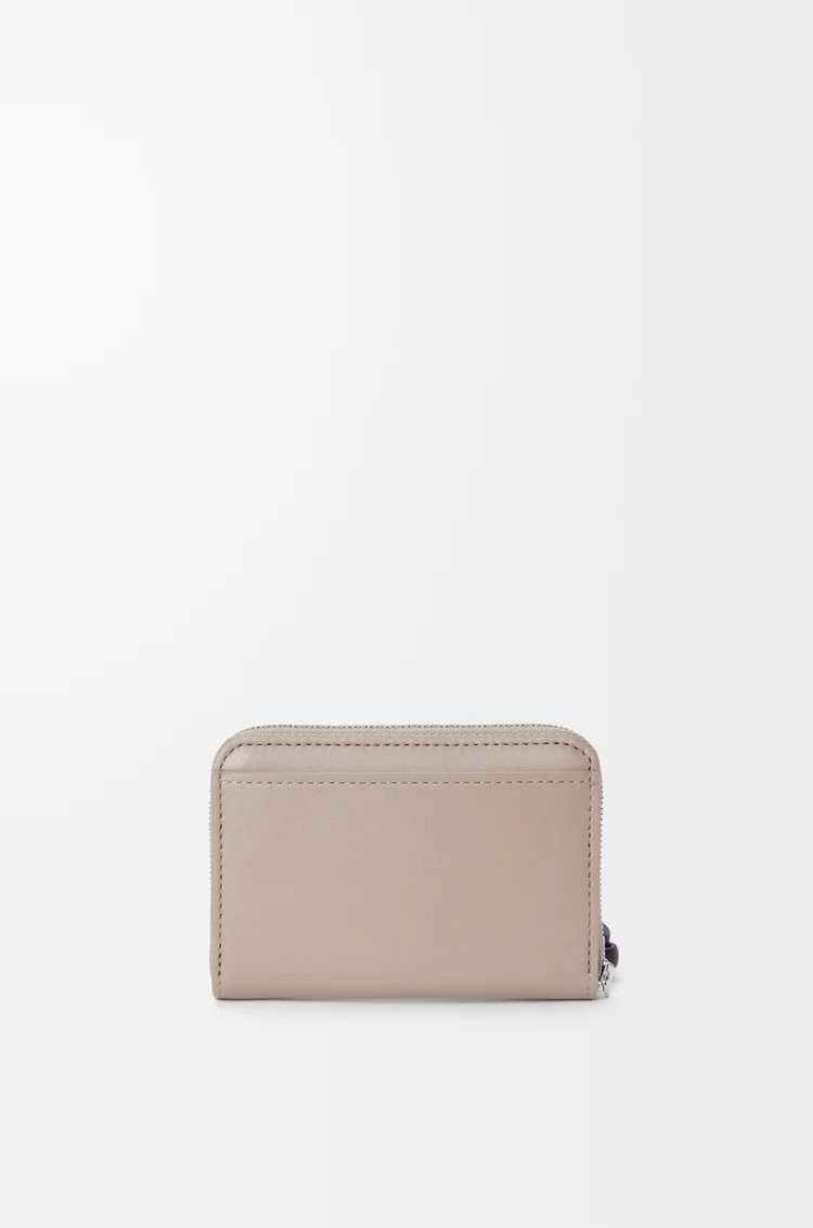 Loewe Zipped Coin Purse In Shiny Nappa Calfskin