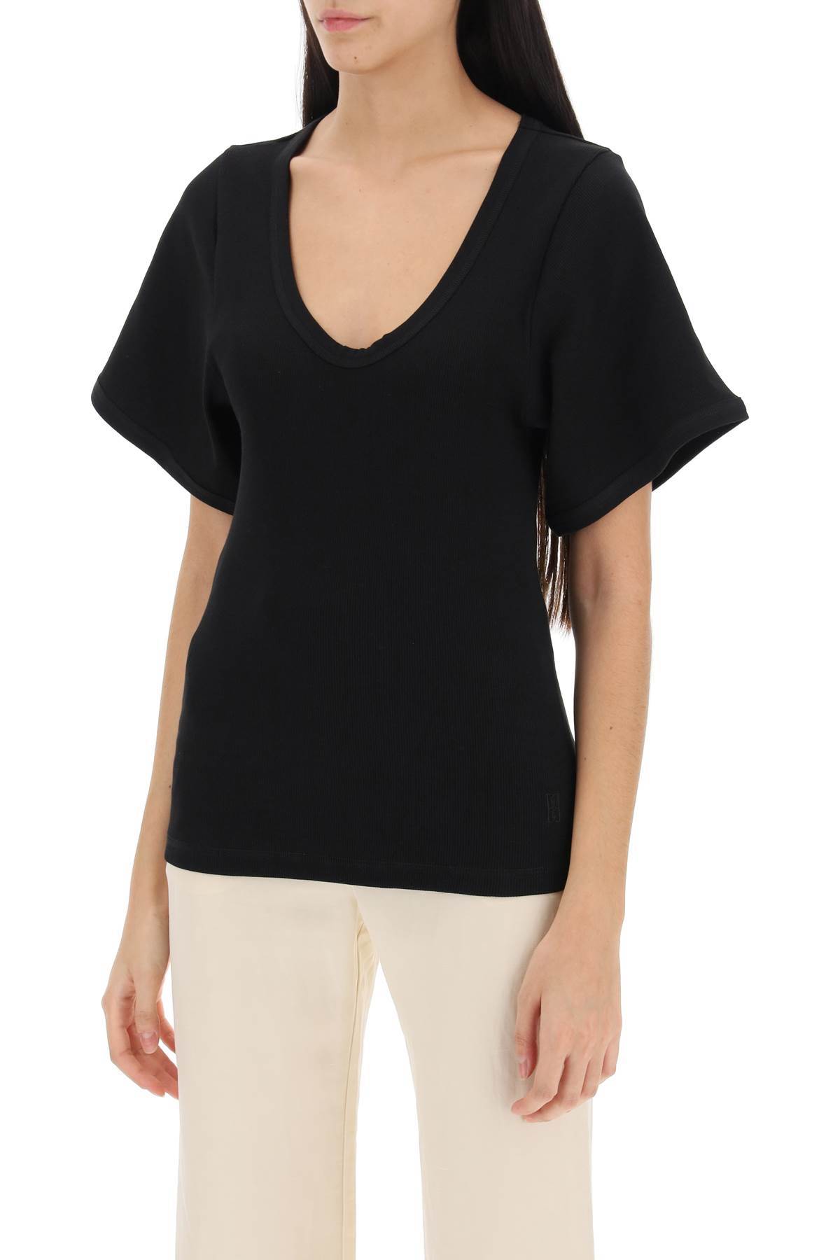 Shop By Malene Birger Logo Short-sleeved T-shirt
