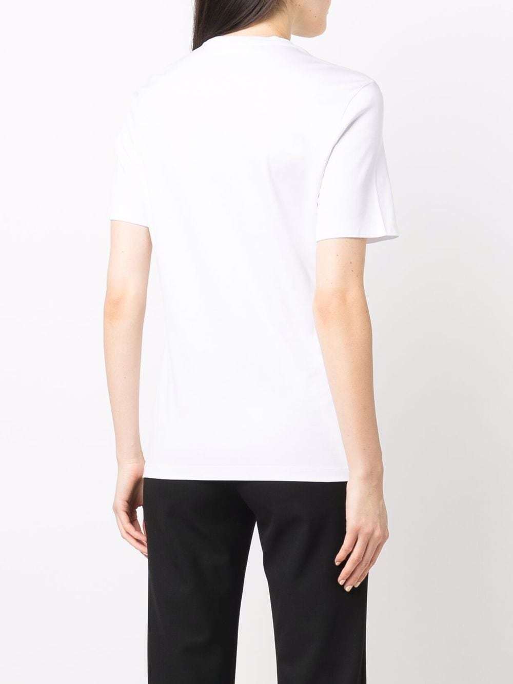 VERSACE VERSACE LOGO PRINTED CREWNECK T-SHIRT