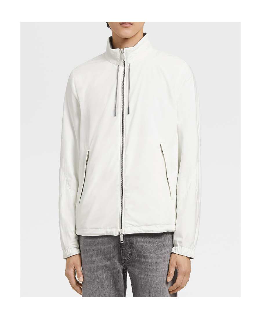 Zegna Reversible Zipped Jacket In White