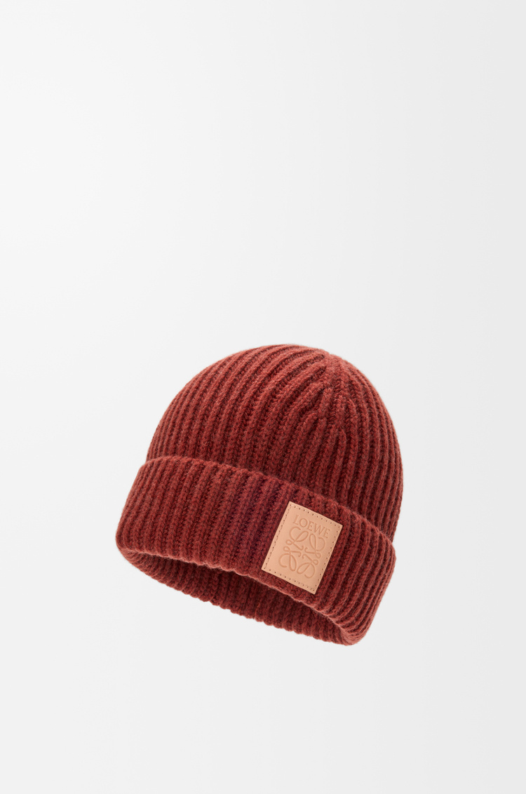 Loewe Beanie In Cashmere In Brown