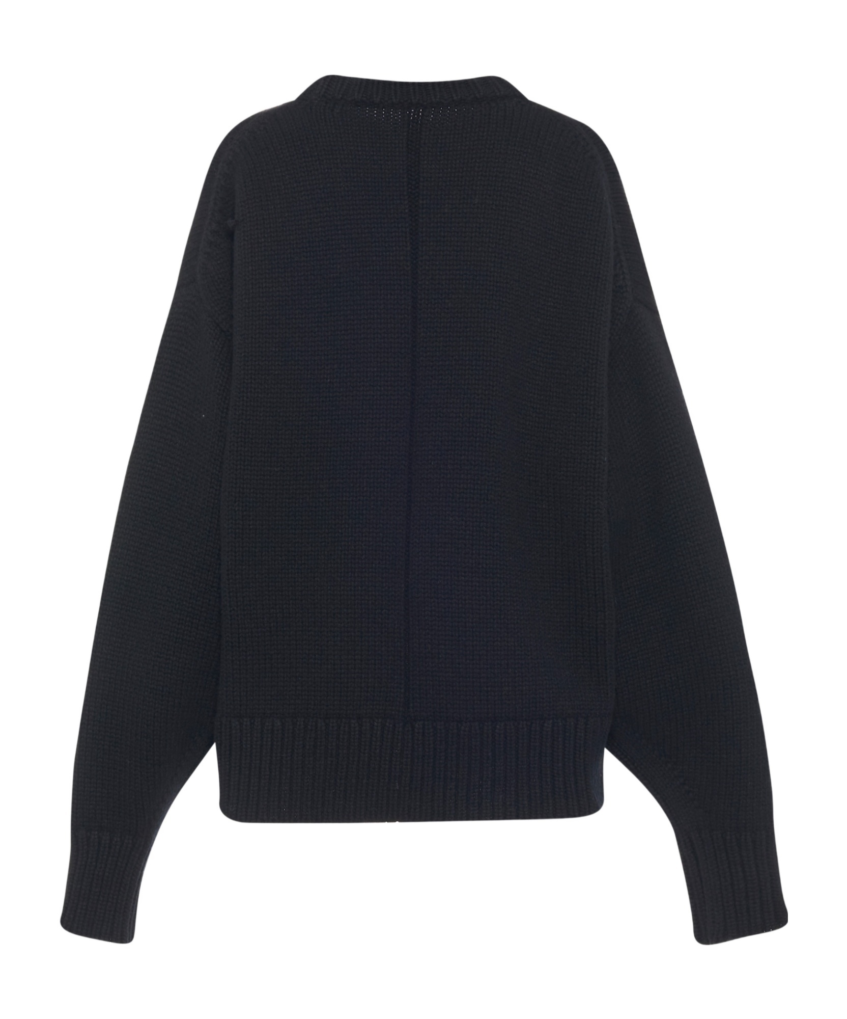 The Row Ophelia Crew Neck Jumper In Black