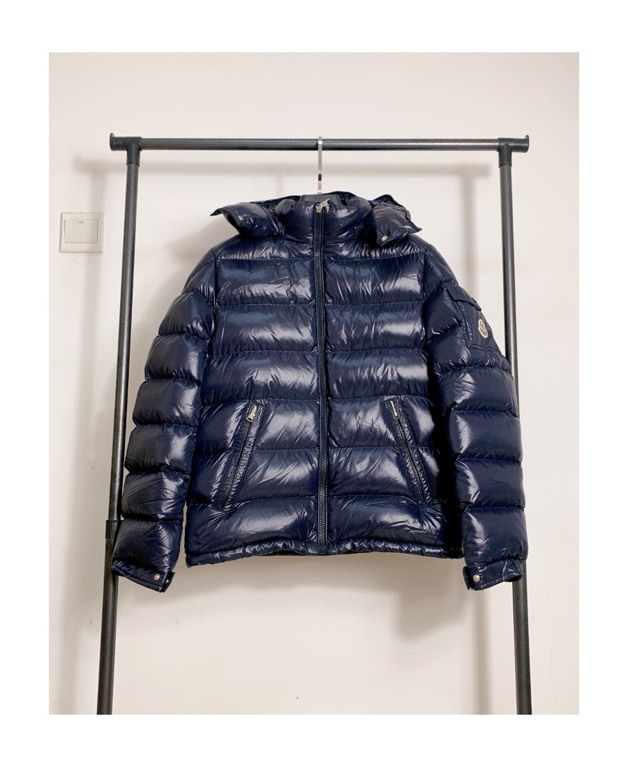 Moncler Enfant Maya Down Jacket In Blue