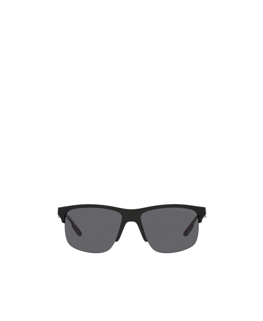 Emporio Armani Oversize-frame Sunglasses In Gray