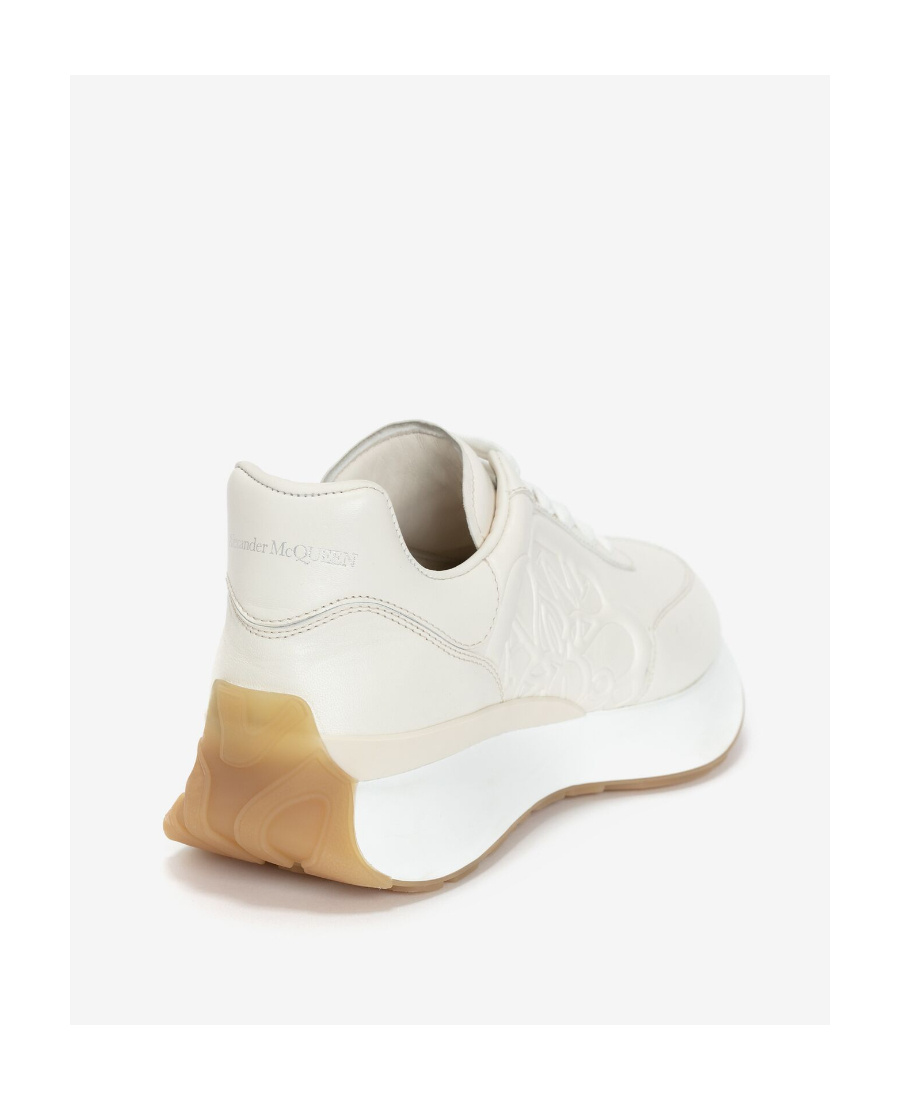 Alexander Mcqueen Sprint Runner Low-top Sneakers In White