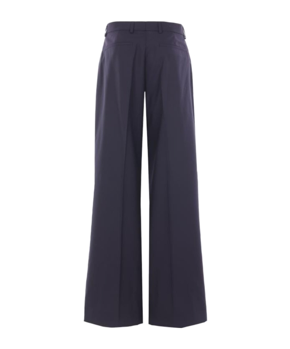 Gucci Wide-leg Trousers In Wool In Gray