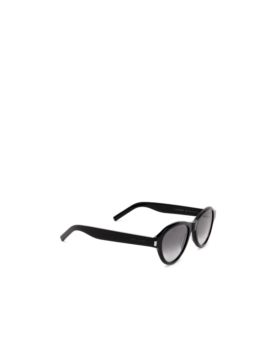 Saint Laurent Square Tinted Sunglasses In Gray