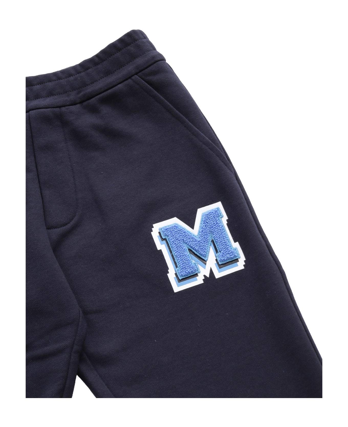 Moncler Logo-patch Track Pants In Blue