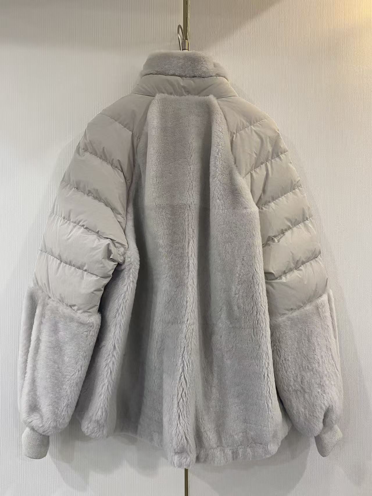 Brunello Cucinelli Long Sleeve Casual Jacket In White