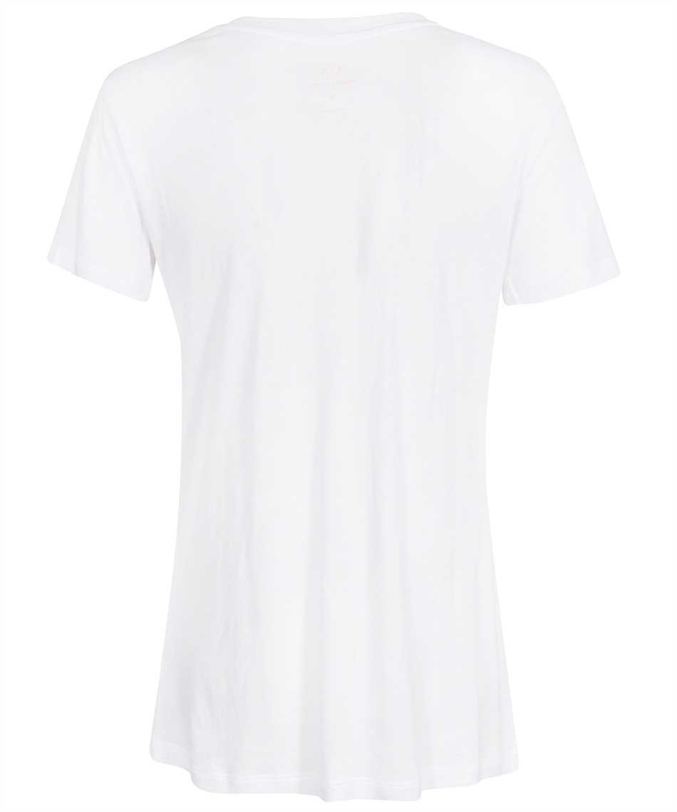 Armani Exchange T-shirt With Round Neck And Short Sleeves In White