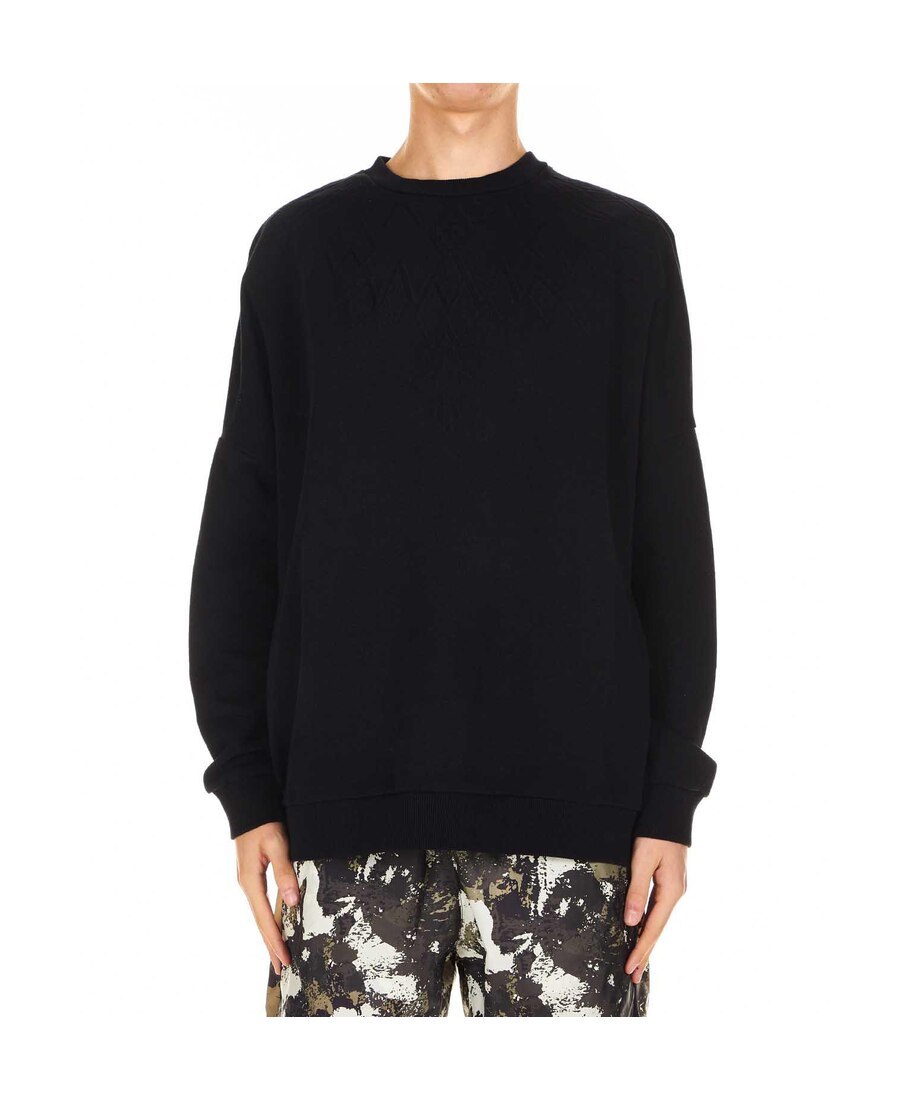 MARCELO BURLON COUNTY OF MILAN EMBOSSED WING SWEATER