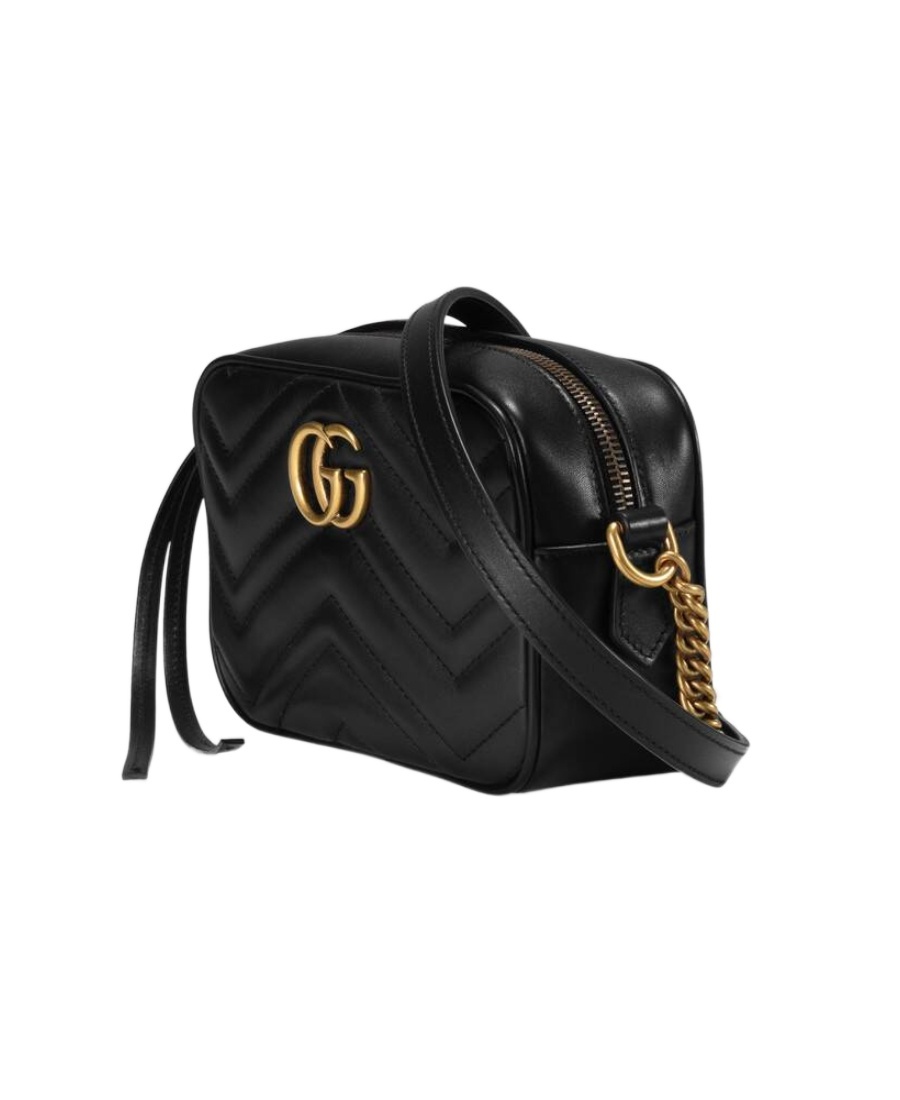 Gucci Gg Marmont Shoulder Bag In Black