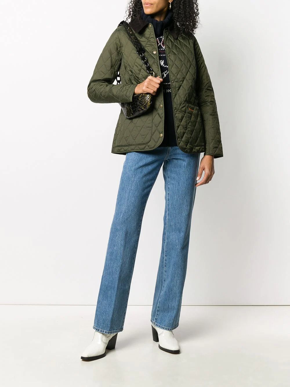 Barbour Annandale Quilted Womens Jacket In Brown