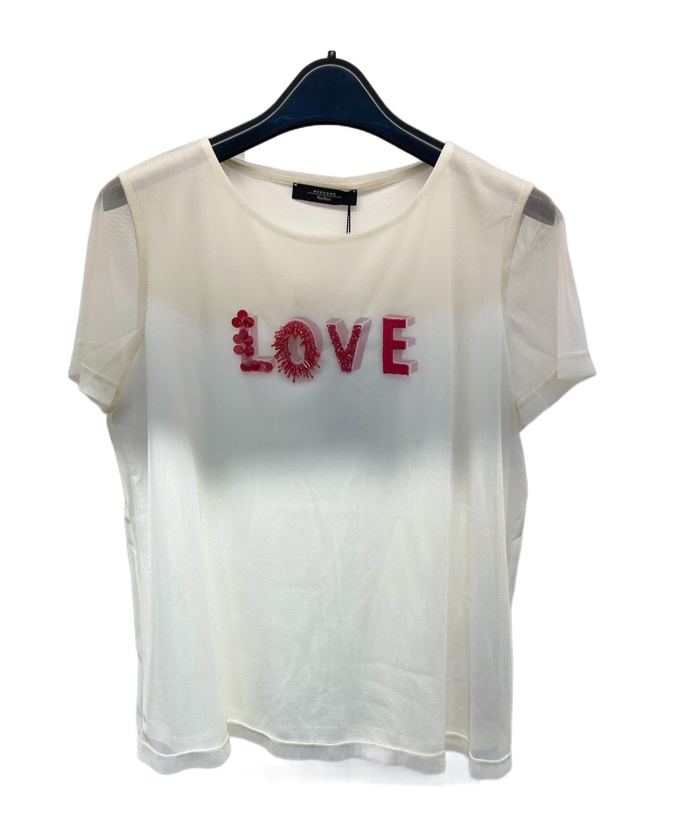 Weekend Max Mara Logo T-shirt In Gray