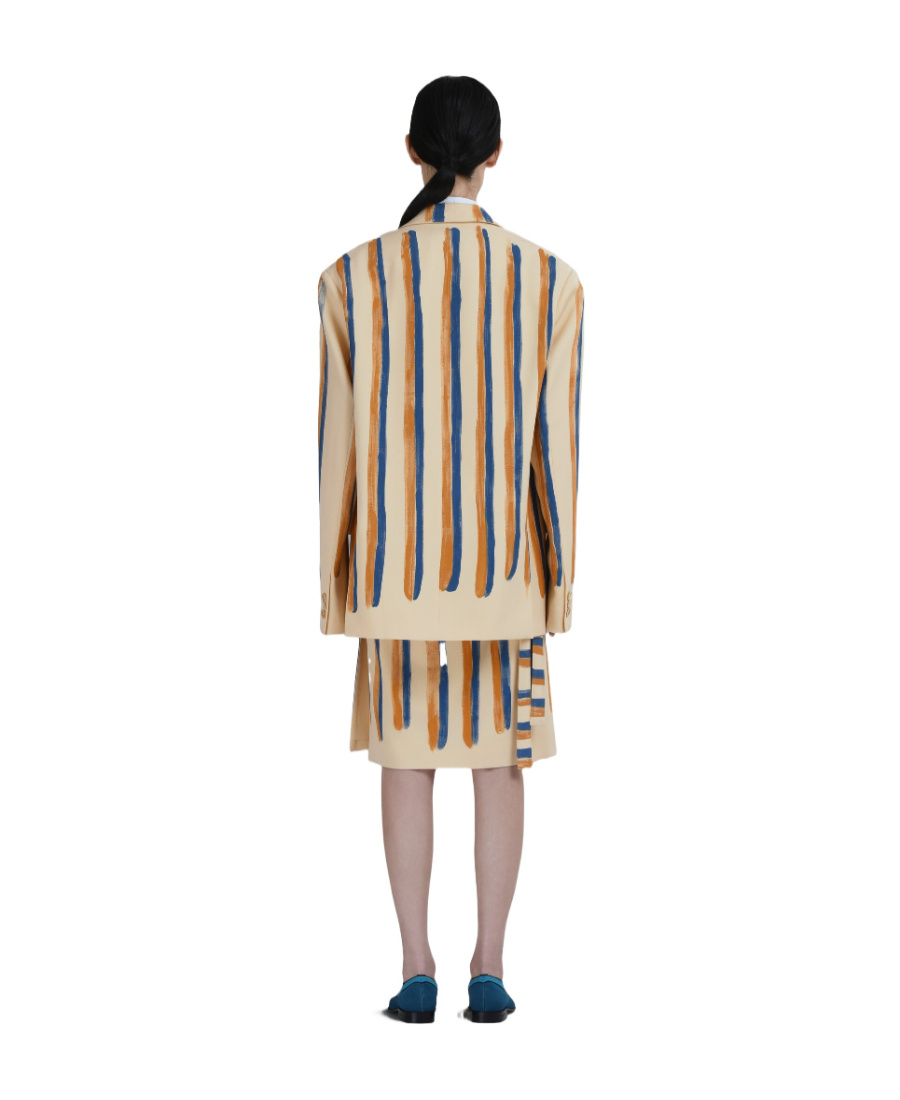 Marni Women's Single-breasted Jacket In Nude