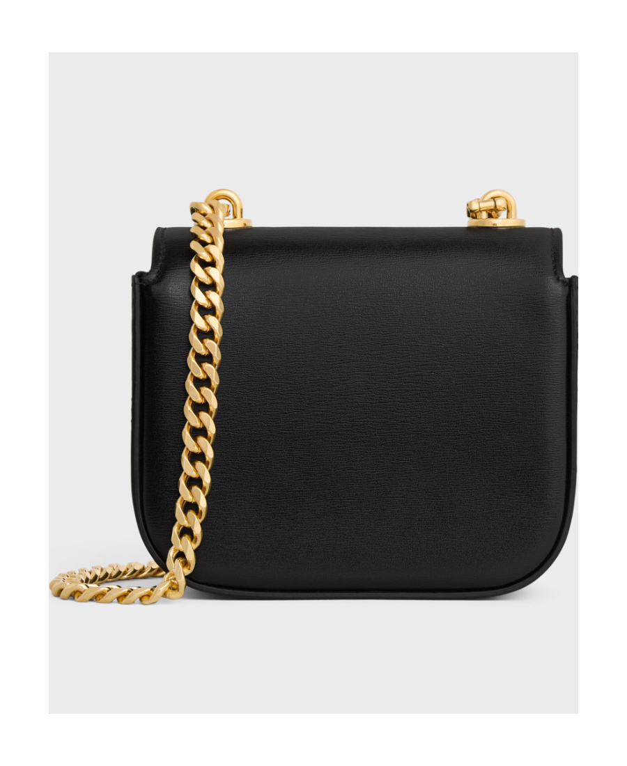 Celine Claude Flip Shoulder Bag In Black