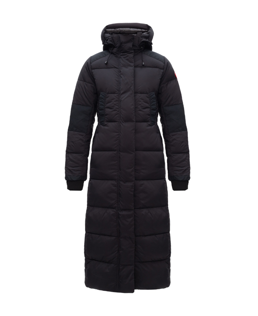 Canada Goose Backpack-strap Feather Down Coat In Black